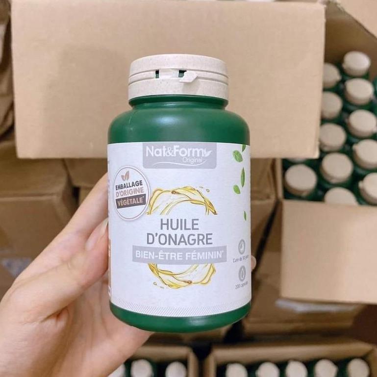 ( Date 2026) Tinh Dầu Hoa Anh Thảo Hữu Cơ Pháp NAT & FORM, 200 viên