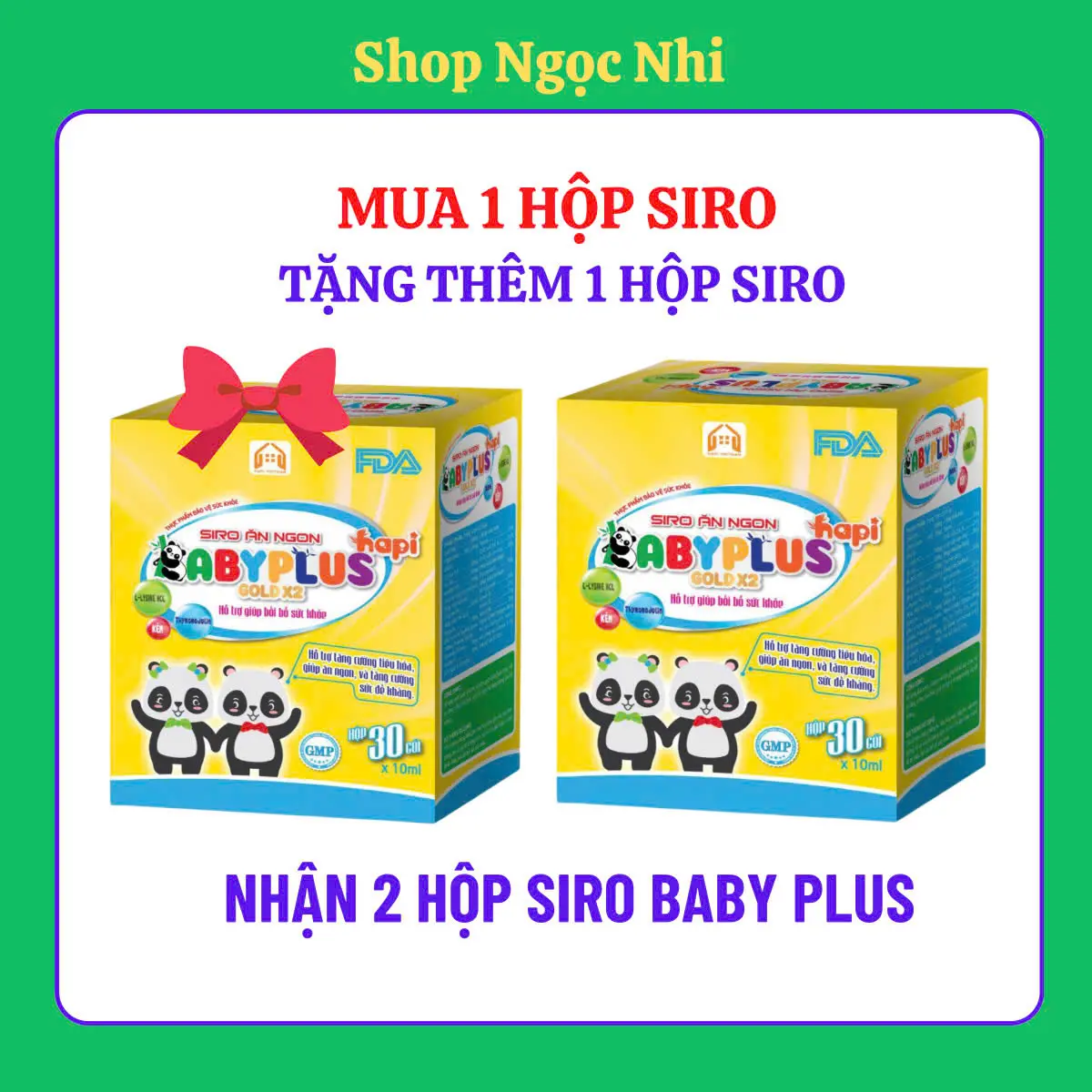 [MUA 1 TẶNG 1 ] SIRO ĂN NGON BABYPLUS CHÍNH HÃNG