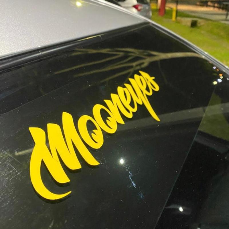 Mooneyes Car Vinyl Sticker ( Ready Stock ) Accessories Automotive Waterproof