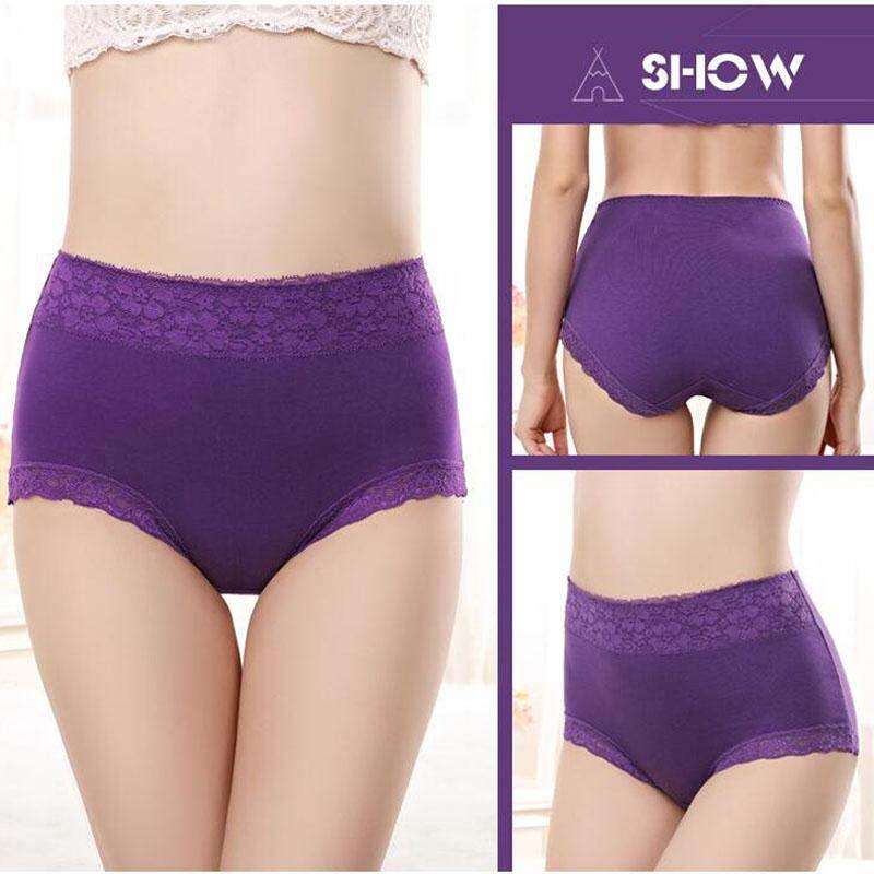 4Pcs Women Underwear High Waist Cotton Panties Plus Size Soft Breathable Panties Lingeries Panty Shorts Underpant Lady 3