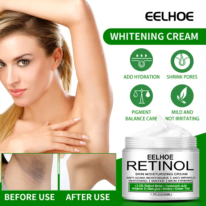 Women Body Whitening Cream Underarm Legs Knee Elbow Private Parts Brighten Armpit Whitening Cream Remove Dark Spots Skin Care