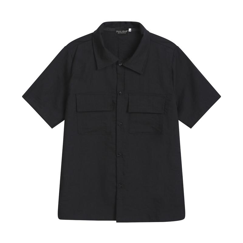 Bộ quần áo nam nữ vải đũi xước ngắn tay cao cấp Julido thoáng mát mùa hè Menswear 5