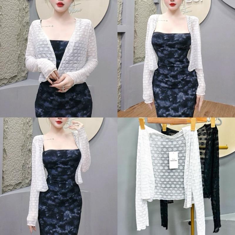 K11 - Áo Khoác Lửng Ren Hoa Mai Bùi Store