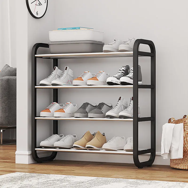 Assembly Shoe Rack Dormitory Household Simple Shoe Rack Small Shoe Shelf Durable Rental Room Storage Shoe Cabinet Entryway Wall-Mounted