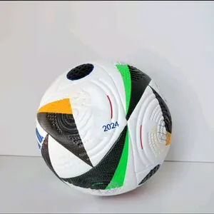 Bola sepak size 5 fresh import original euro 2024 gratis pompa Ball Outdoor 100% real original