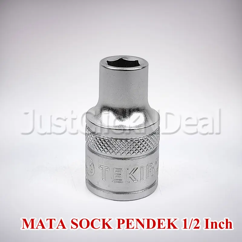 Tekiro Mata Sock 8 - 22 mm 1/2 Inch 6PT Kunci Sok Hand Socket 1