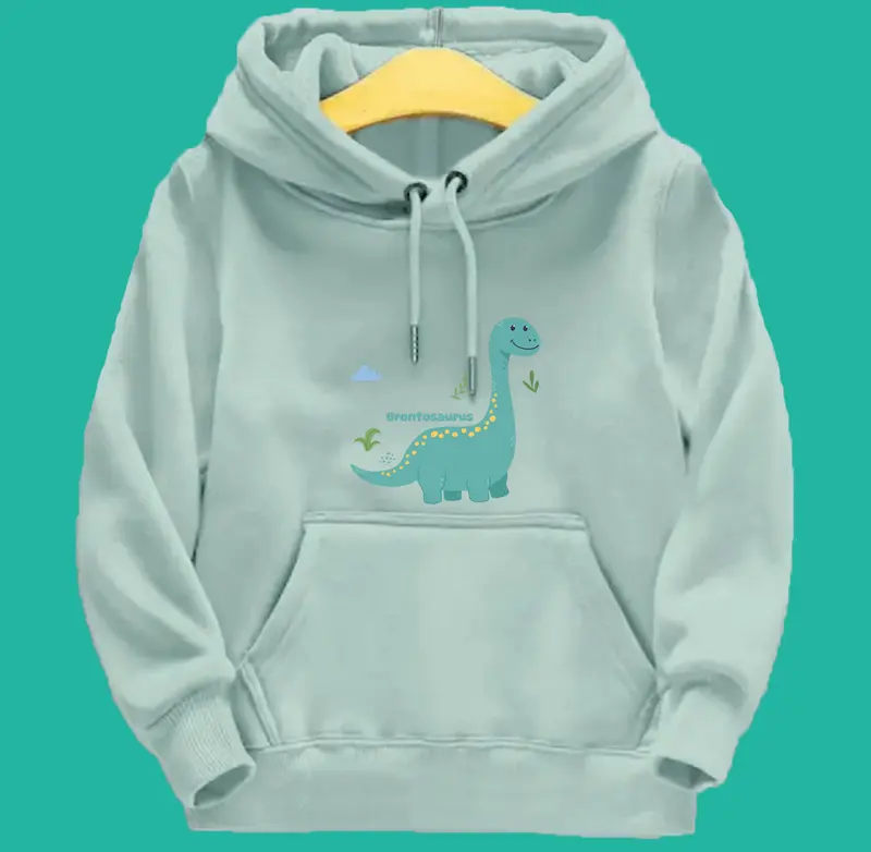 Hoodie Anak Cowok Cewek Dino Brontosaur Fashion 1