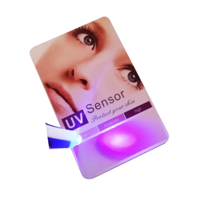 XDYZ Professional UV Test Card  UV Intensity Testing Tools Portable UVB  UV Card for Sunglass Testing