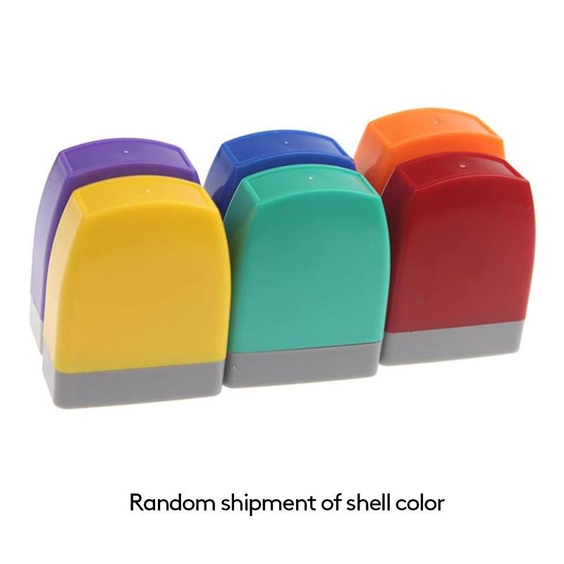 Product Introduction of Random Color Letter Stamp, 1 Count Financial Stamp, Office Stationery & Supplies for Home School Office Dormitory 4
