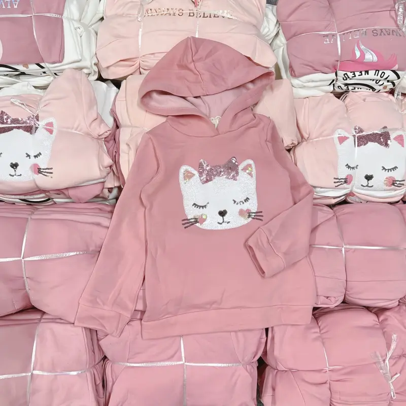 Áo Hoodie cho bé gái hình mèo, ngựa Pony đáng yêu, size từ  2-7 tuổi.