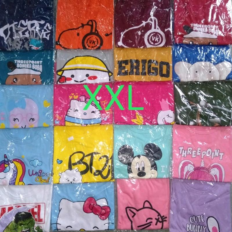 SALE KAOS ANAK 6-8 TAHUN ! BELI 100K DAPAT 7 1