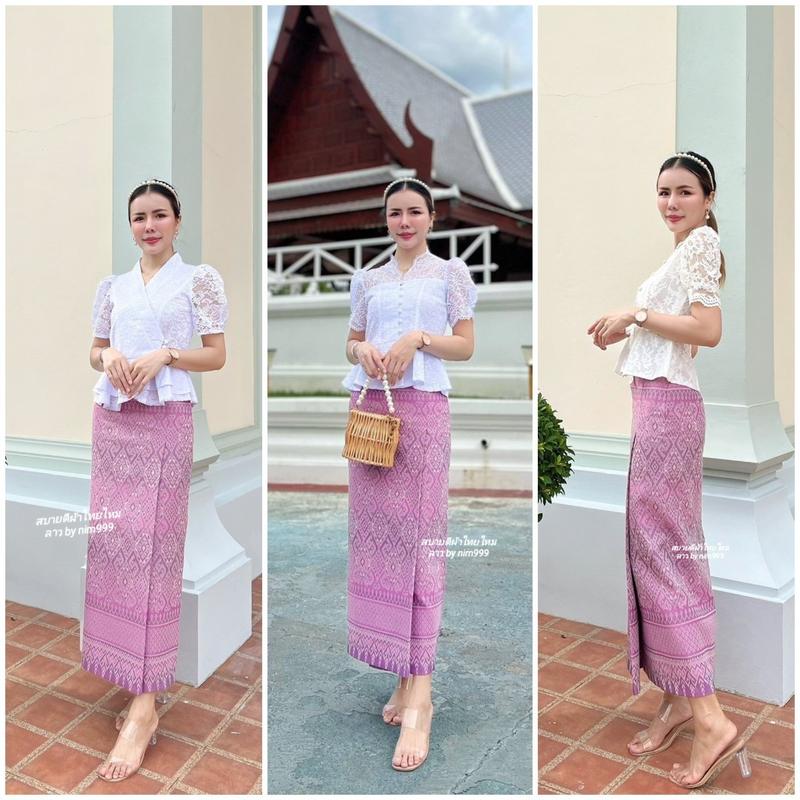 Product Introduction of ผ้าถุงทอลาย ขนาด 26-28-30-32-34 นิ้ว ความยาว 36 นิ้ว - เสื้อผ้า, ผู้หญิง 4