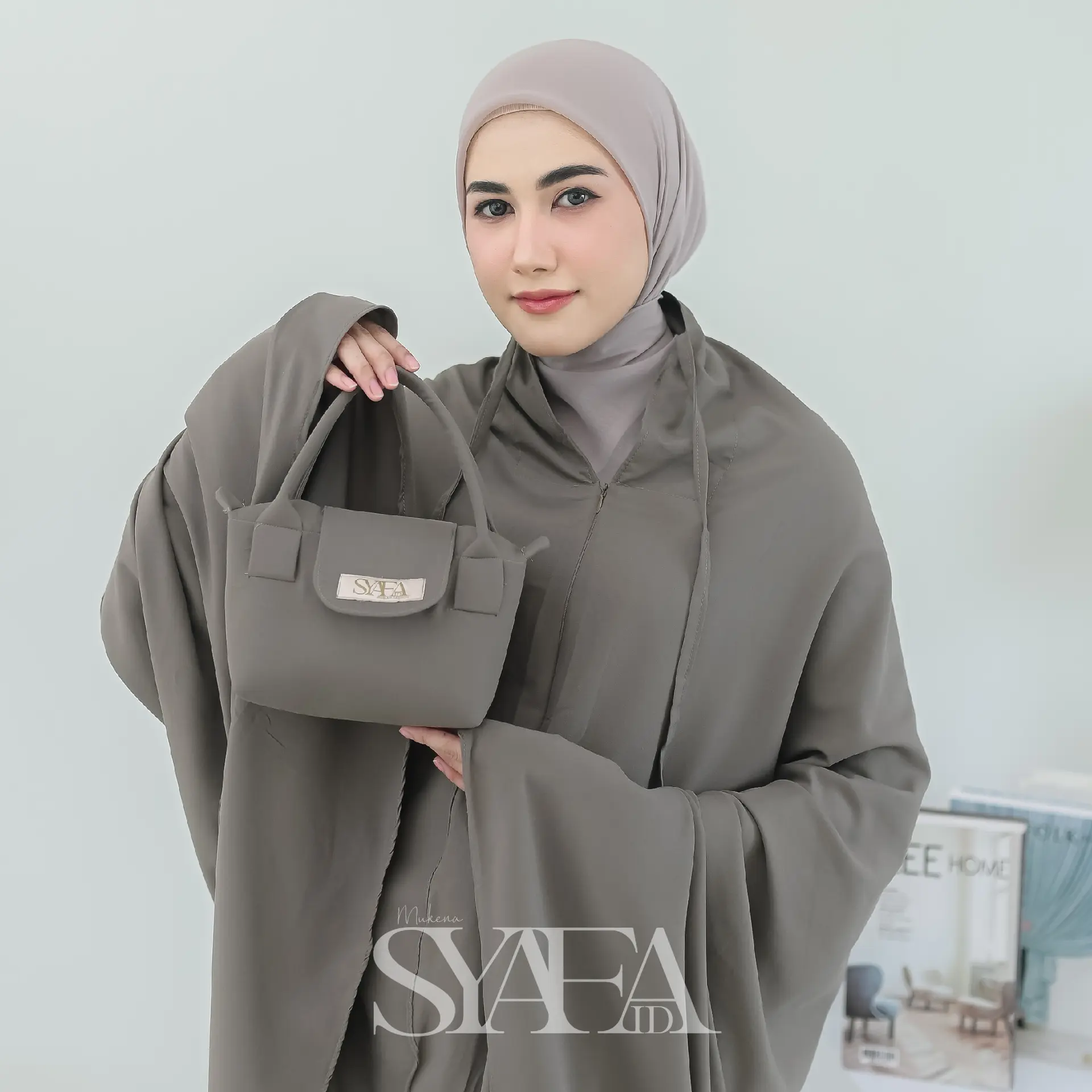 Mukena Dewasa Traveling 2 In 1 Katun Premium Bahan Adem