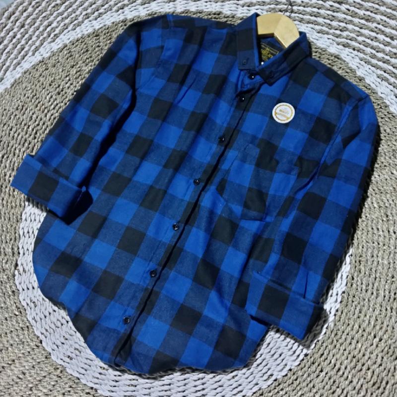 KEMEJA FLANEL JUMBO LENGAN PANJANG PREMIUM 6