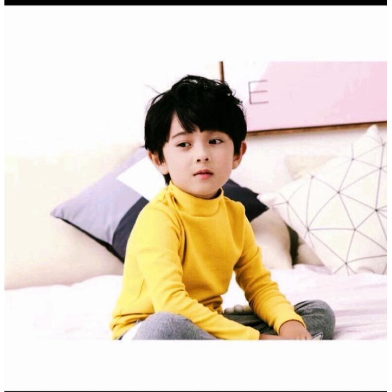 Áo cotton cổ lọ 3p dài tay Yiyi Garden sz 7-25kg 3