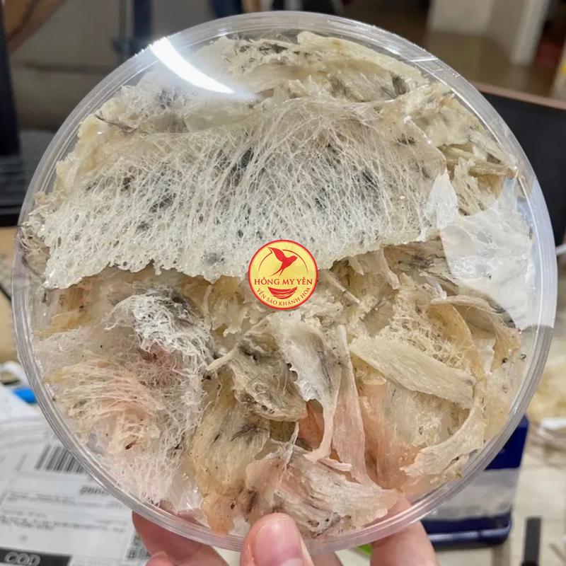 TỔ YẾN VỤN THÔ 50gram - tặng nhíp, Táo đỏ, đường phèn, hạt chia Food Thức Ăn-Thực phẩm bổ sung hỗ trợ sức khoẻ - HỒNG MY YẾN- Yến sào Khánh Hoà Chè <TẾT>