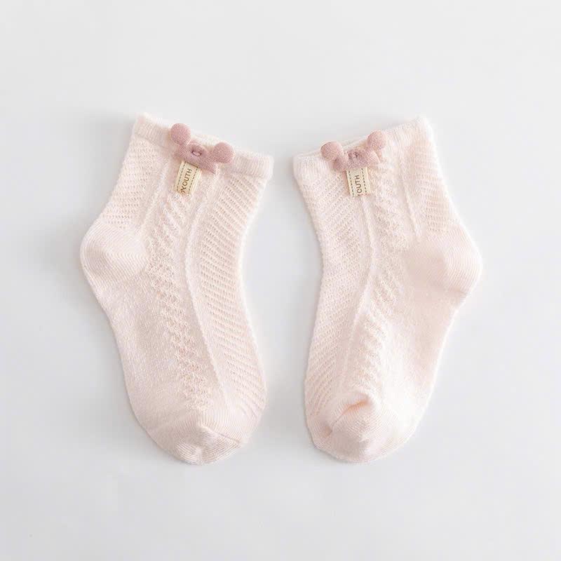 Bộ 4 đôi tất lưới Mickey điều hoà Cotton mềm mịn thoáng khí cho bé từ 0-3 tuổi - Vải Cotton 6