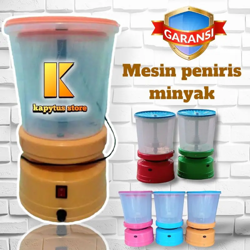 spiner peniris minyak mesin saringan minyak goreng alat pengering minyak Oil