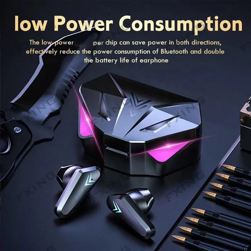 TWS Bluetooth Earphone X15 TWS Stereo Wireless Headphones Sport Waterproof Earphones Mini True Wireless Earbuds Black 3