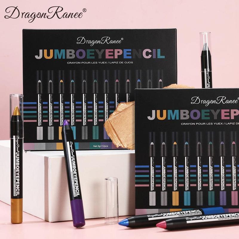 Long Lasting Eyeshadow Pen (12pcs/set), High Pigmented Eye Shadow Pen, Easy Coloring Eye Makeup Pen, Colorful Eye Makeup Products for All Styles and Occasions 6