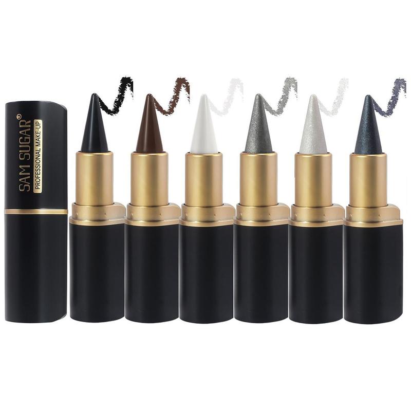 Product Introduction of Waterproof Eyeliner Gel, 2 Counts Long Lasting Smudge Proof Eyeliner, Multi-purpose Highly Pigmented Black Eyeliner for Beginners, Makeup 0