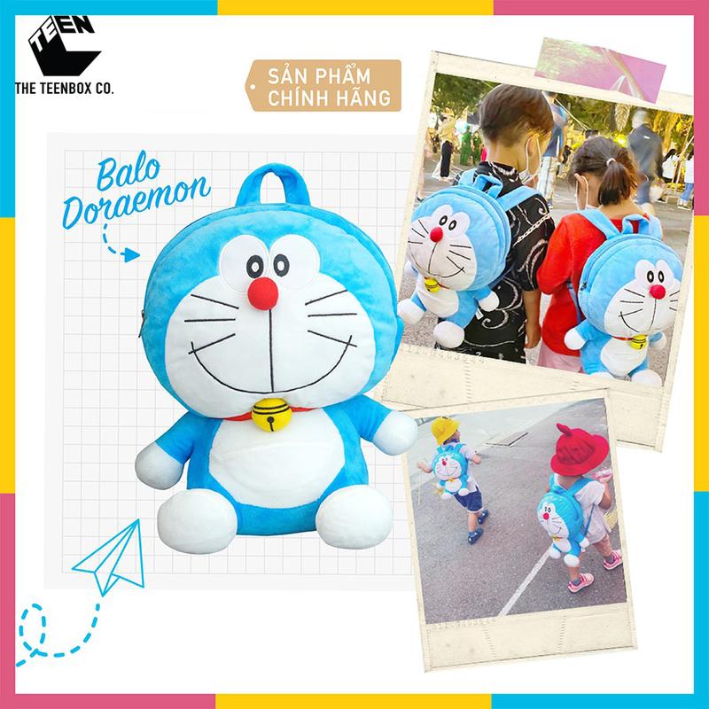 Balo Doraemon, Balo đi học cho bé, Quà tặng đáng yêu, Sản phẩm chính hãng, Phân phối bởi Teenbox 6
