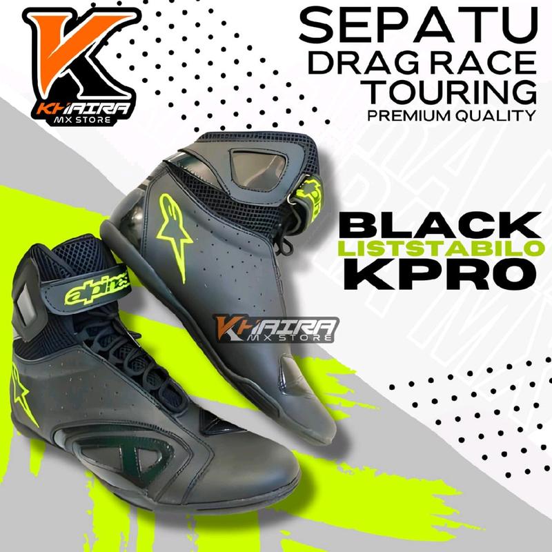 Sepatu drag bike race K-pro/sepatu touring 01 2