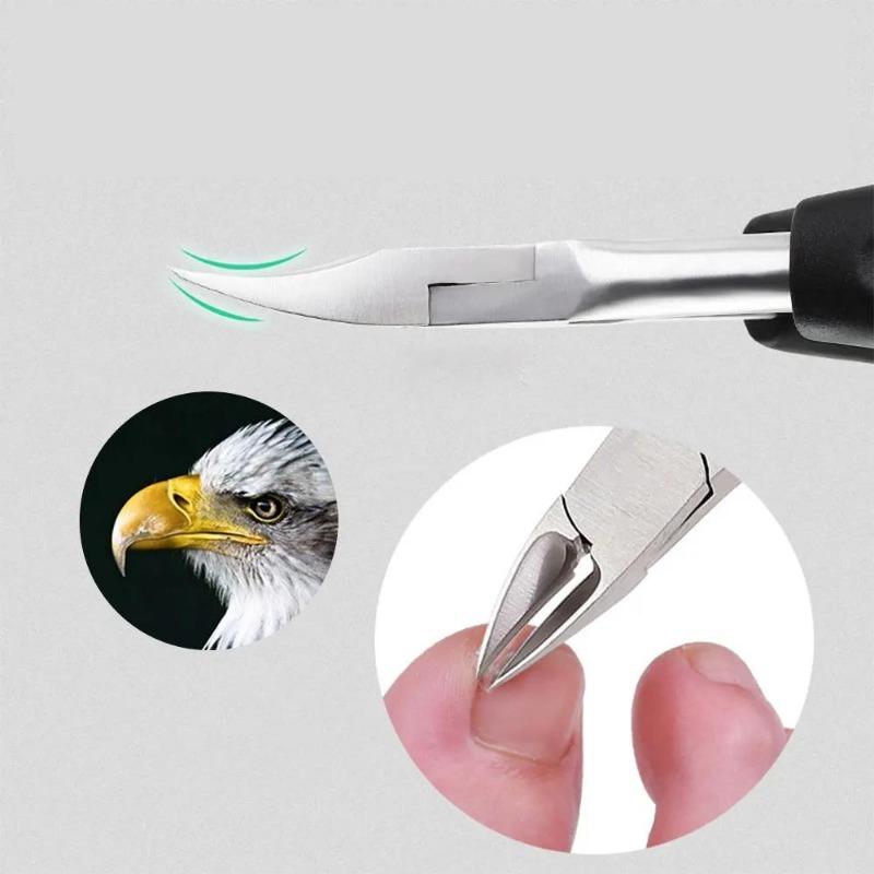 Stainless Steel Nail Cuticle Scissors Eagle Beak Pliers Nail Clipper Dead Skin Remover Manicure Pedicure Tools 4