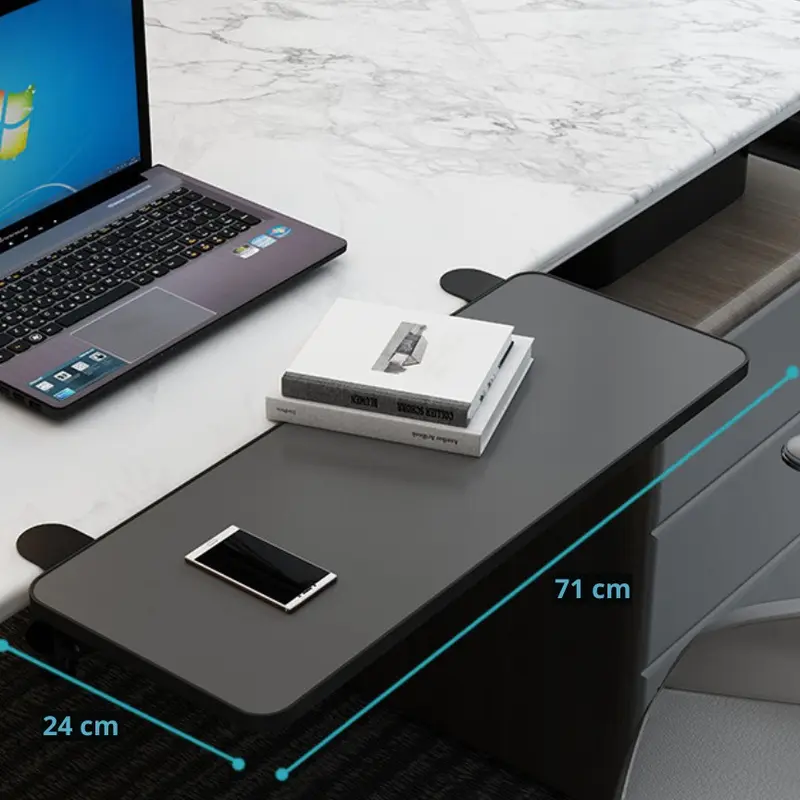 Kệ Kẹp Mở Rộng Bàn Làm Việc, Giá Đỡ Bàn Phím, Thêm Không Gian Bàn Làm Việc, Văn Phòng, Gaming 4