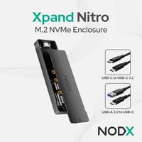 Gambar NODX Xpand Plus Nitro M.2 NVME Enclosure - Graphite dari DYNAMIX IT Kota Surabaya 1 Tokopedia
