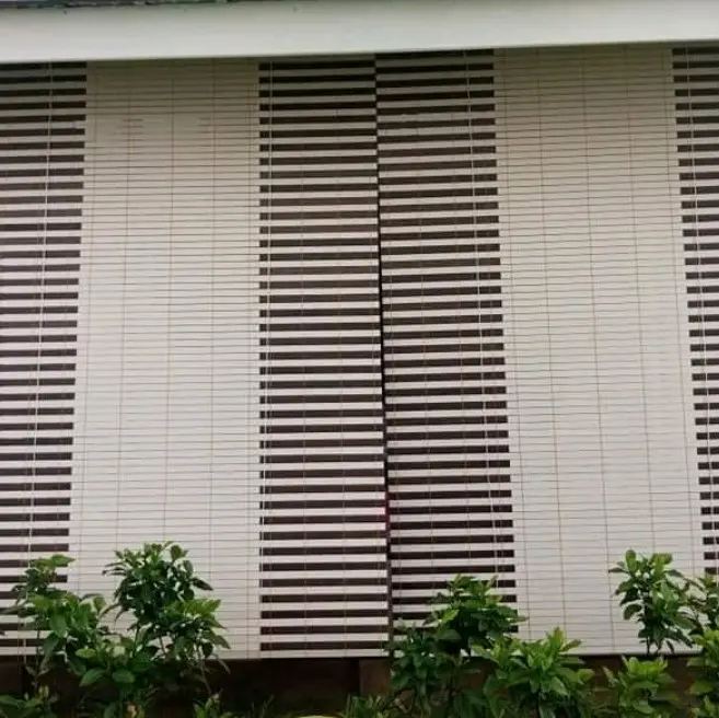Krey Tirai Kayu Motif 2 Warna Indoor Outdoor Tahan air