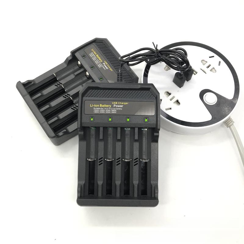 Product Introduction of 18650 Charger Usb Four Slot Lithium Battery Smart Charger 3.7v Battery Four Charge Fast Charge 20