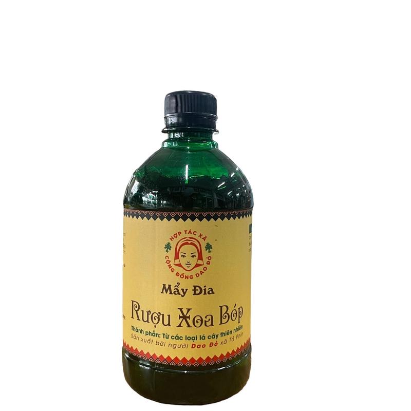RƯỢU XOA BÓP DAO ĐỎ SAPA 500ml HTX CỘNG ĐỒNG GIAO ĐỎ 1