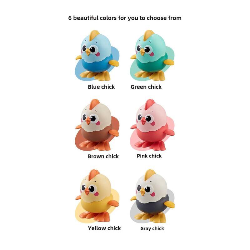 Product Introduction of Children's Cartoon Clockwork Wind-up Jumping Chick Baby Educational Toy Wind Up Kids Girls Boys Toys 22