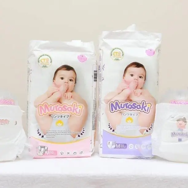 100 chiếc Bỉm quần murasaki có size m l xl 2xl 3xl 4xl 5xl oganic dành cho trẻ em