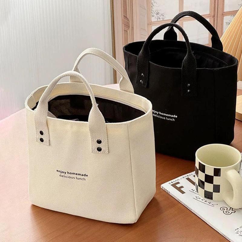Product Introduction of Canvas Tote Bag, For Women, Solid Color, Large Capacity, Suitable For Travel, Casual Style 24