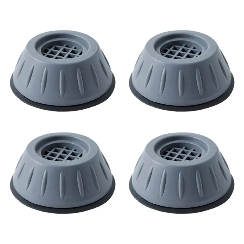 Pack of 4 Washing Machine Anti-Vibration Pads Prevent Noise Moving Shaking Walking Shock Absorbing Non Slip Feet Pad for Washer Dryer Appliance