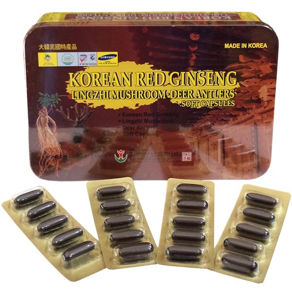 Viên Đạm Sâm Linh Chi Hàn Quốc (Hộp 60 Viên) 1