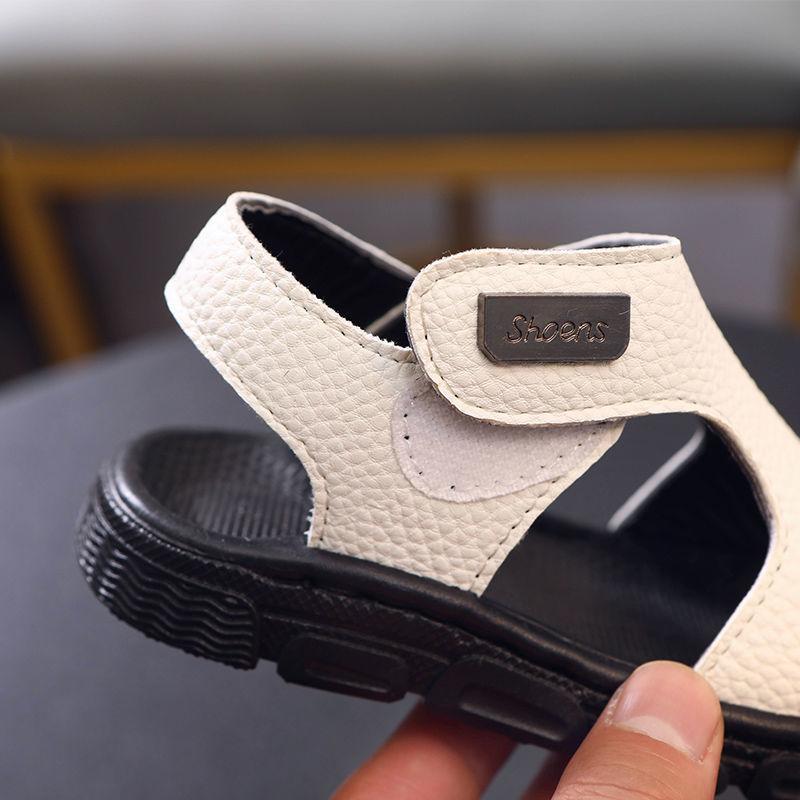 2025 Children's Sandals Boys Summer New Boys Children Anti-Kick Soft-Soled Baby Shoes Summer Beach Shoes 6