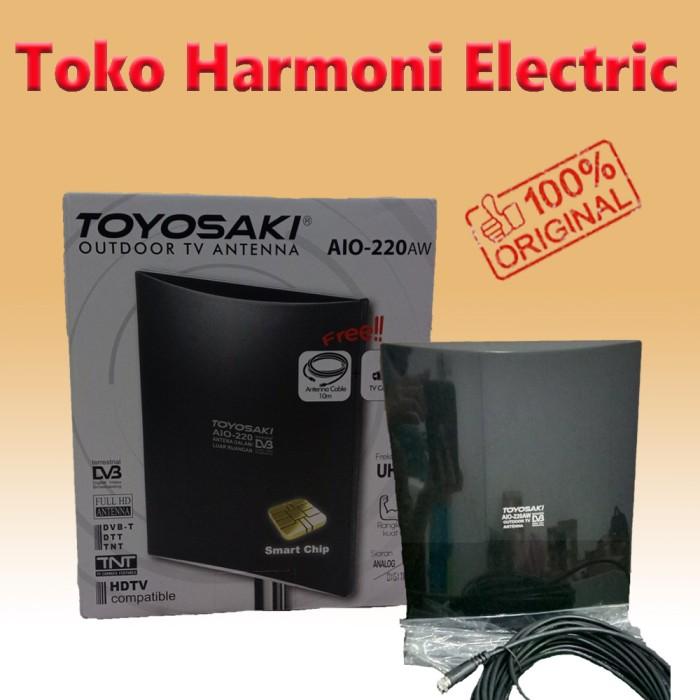 Antena TV Luar / Dalam Indoor/Outdoor Digital/Analog Toyosaki AIO 220 1