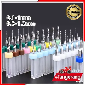 10pcs Mata Bor Micro PCB 0.1-1.0mm 0.3mm-1.2mm Papan Sirkuit Tungsten Carbide Print CNC