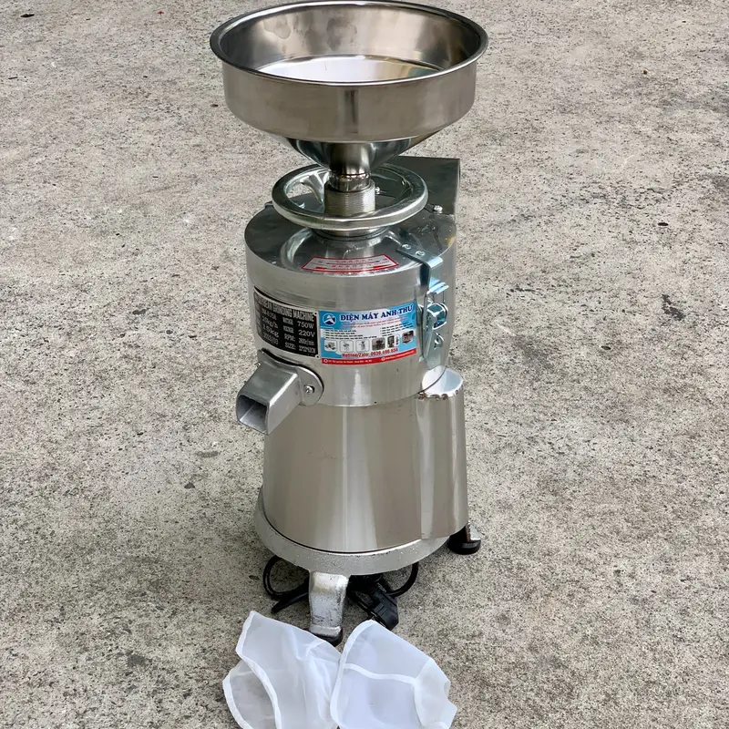 Máy xay vắt đậu nành tách bã 750W làm đậu hũ ,tào phớ 6