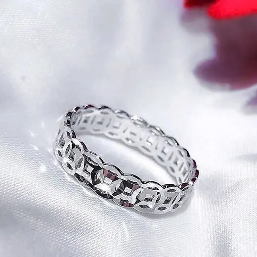 nhẫn kim tiền bạc - trang sức nữ - jewelry 2