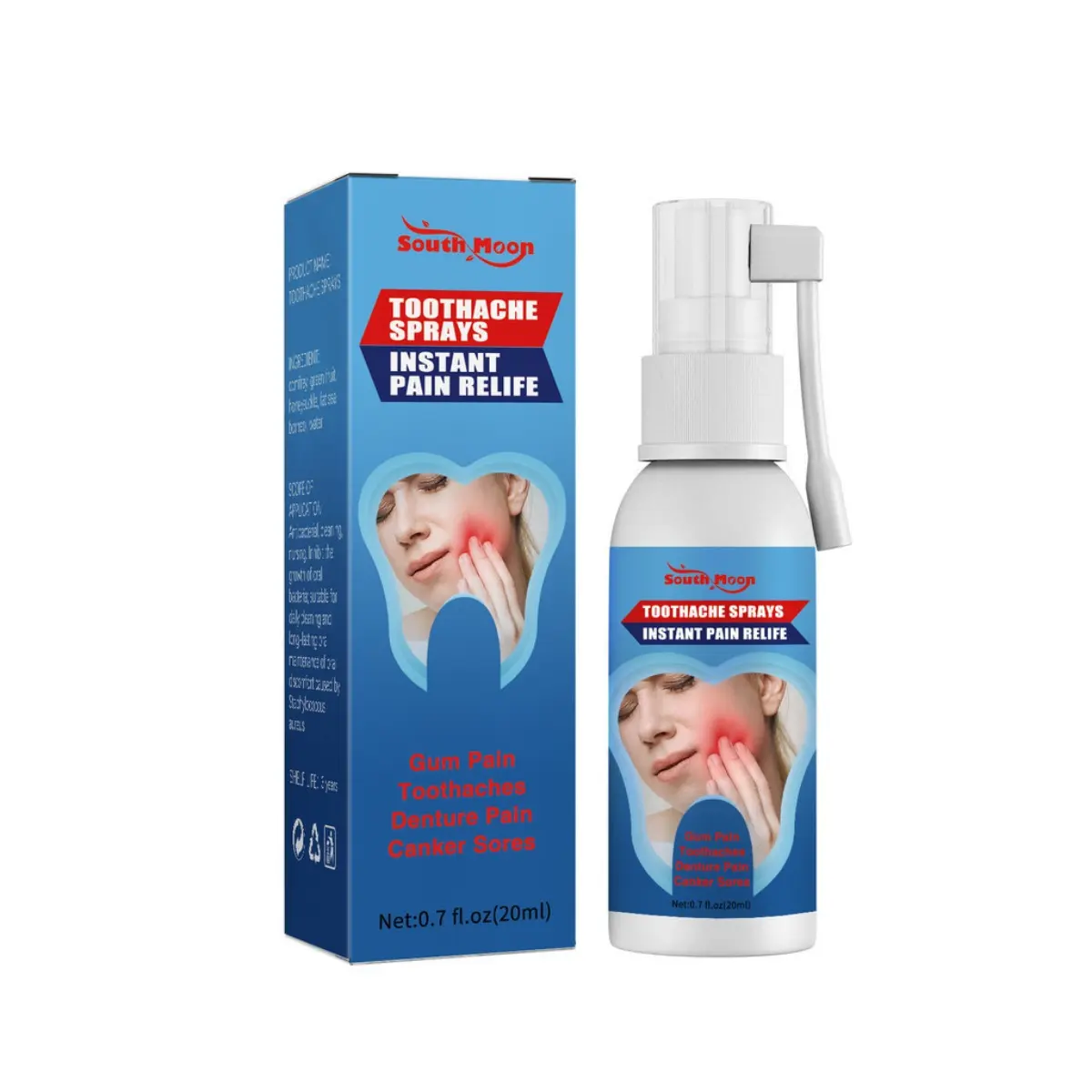 Tooth Pain Relief Spray Teeth Decay Remover Periodontitis Cleaner Treatment swelling gums Toothache  inflammation dental caries