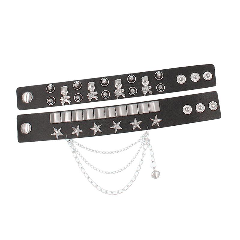 Product Introduction of Vòng Tay Phong Cách Punk Thời Trang Thập Niên 90, Cá Tính, Làm Bằng Da PU, Ba Hàng Đinh Tán, Vòng Tay Vuông, Vòng Tay, Thích Hợp Cho Bữa Tiệc Năm 2024, Tuyệt Vời Làm Quà Tặng 31