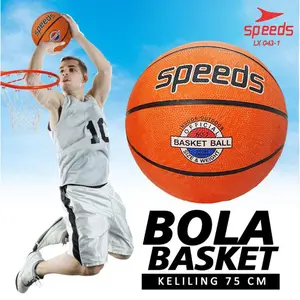 SPEEDS Bola Basket Olahraga Basketball Original Natural Rubber 043-1