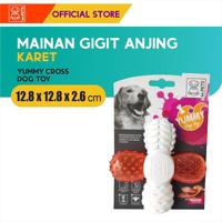 Gambar M-Pets Yummy Cross Bacon Flavor Dog Toy / Mainan gigit Anjing dari M-Pets Volk Pets Indonesia Kota Tangerang 1 Tokopedia