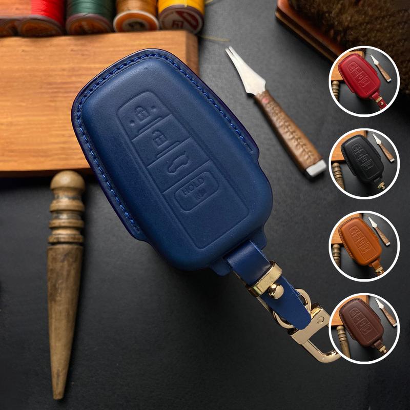 [TOYD4] Bao Da Chìa Khoá Xe Ô Tô Toyota Camry 4 Nút Chế Tác Thủ Công Dòng Da Cao Cấp