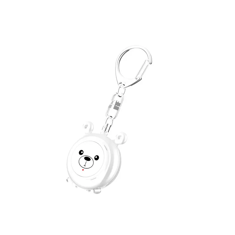 Cartoon Bear Design BT Security Alarm, Type-C Rechargeable Portable Security Alarm, Personal Security Alarm for The Elderly Women Safe 8