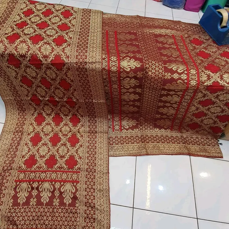 Songket mesin Palembang cantik dan bagus b60 Elegan Selendang 0